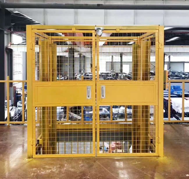 婺源智能导轨式升降机亮相