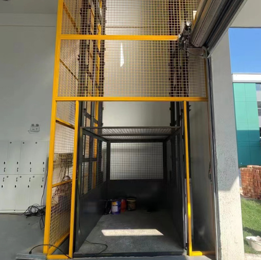 婺源导轨式升降机助力物流园破解运输难题