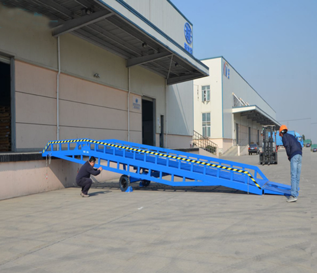 婺源移动式登车桥应用